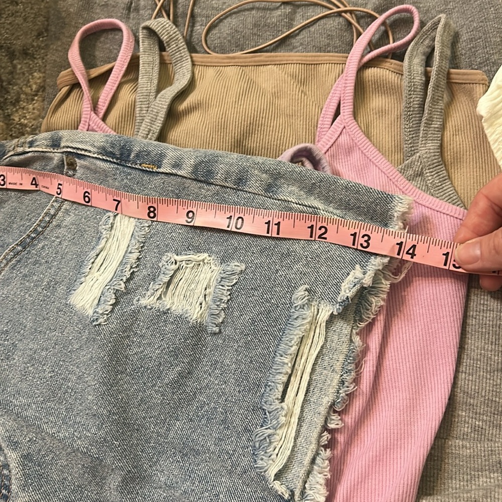 Love tree denim shorts size large nwot - Picture 3 of 3